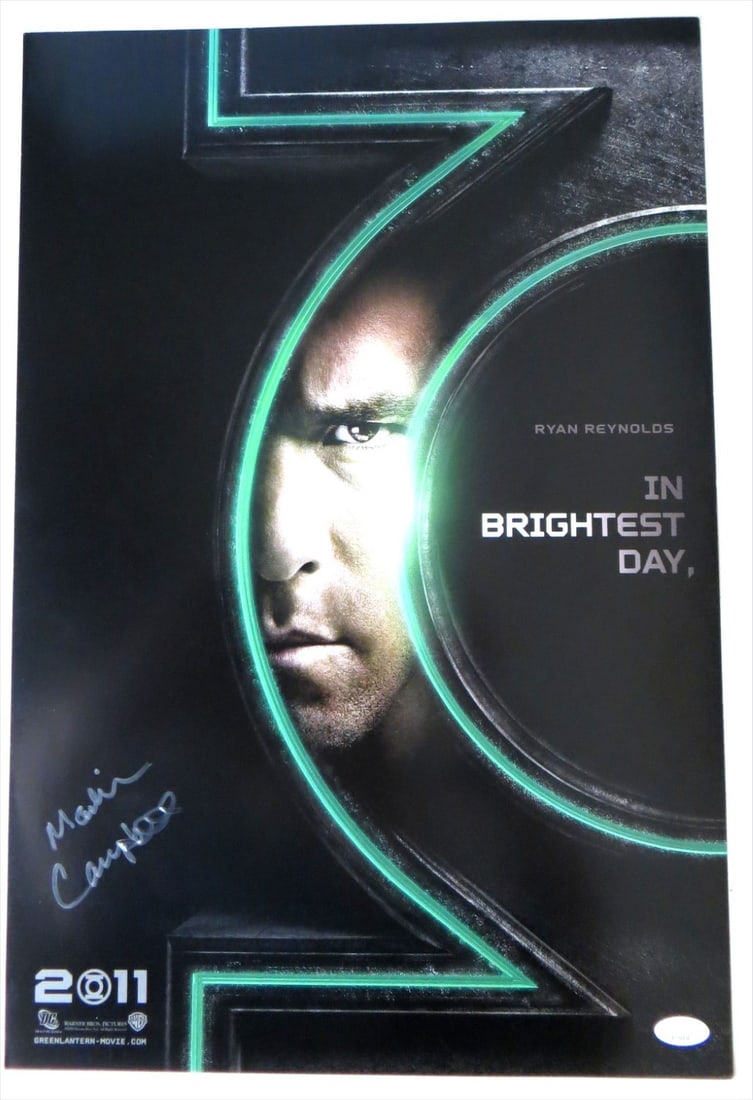 Martin Campbell Signed Green Lantern Poster 13x20 JSA Authenticated (1 of 4)