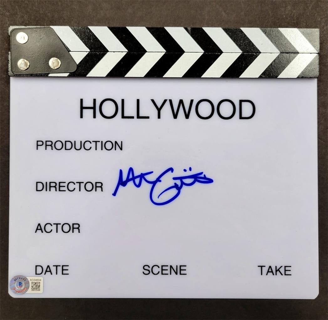 Mark Gustafson Signed Clapboard from Guillermo del Toro's Pinocchio BAS Authenticated (1 of 2)