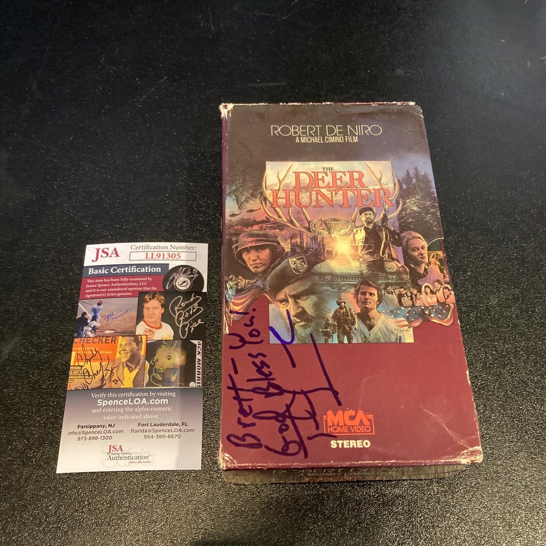 John Savage Autographed The Deer Hunter VHS Set with JSA COA (1 of 6)