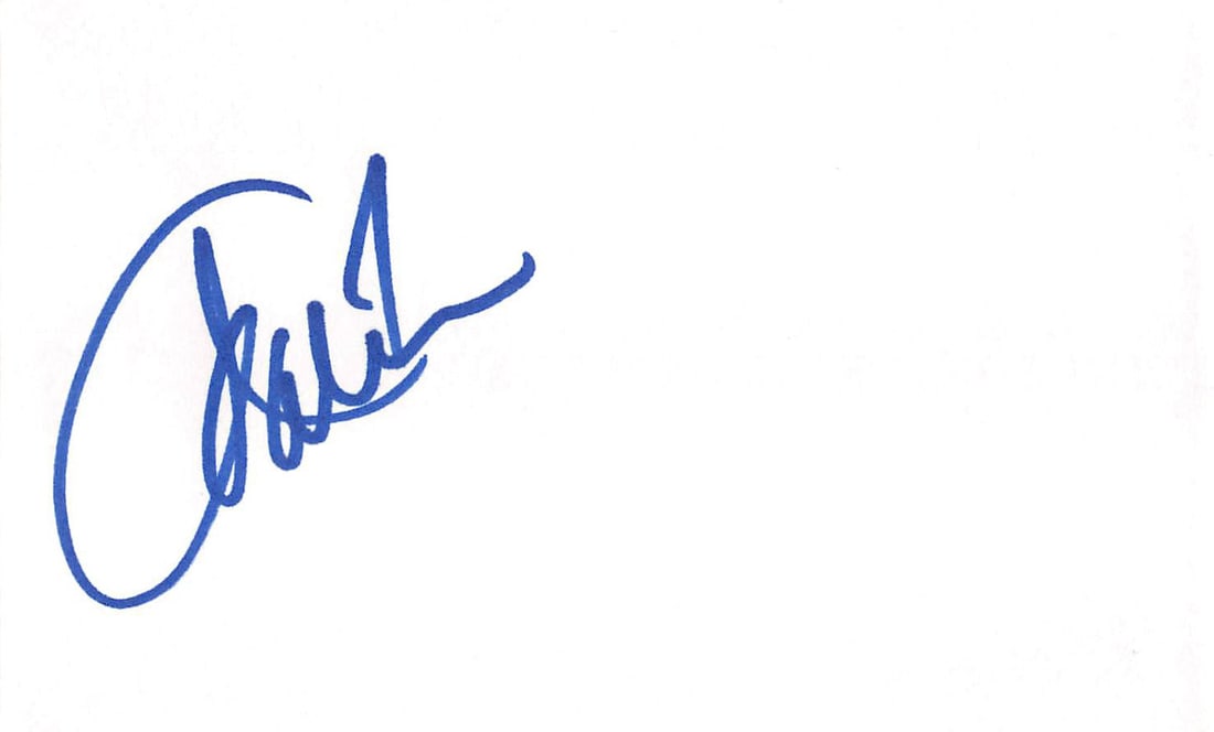 Marie Osmond Signed 3x5 Index Card Donny and Marie BAS Authenticated (1 of 5)