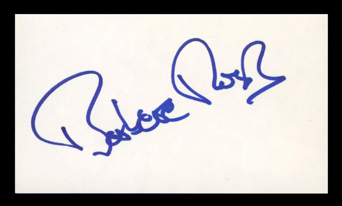 Barbara Rush Signed 3x5 Index Card It Came from Outer Space BAS Authenticated (1 of 2)