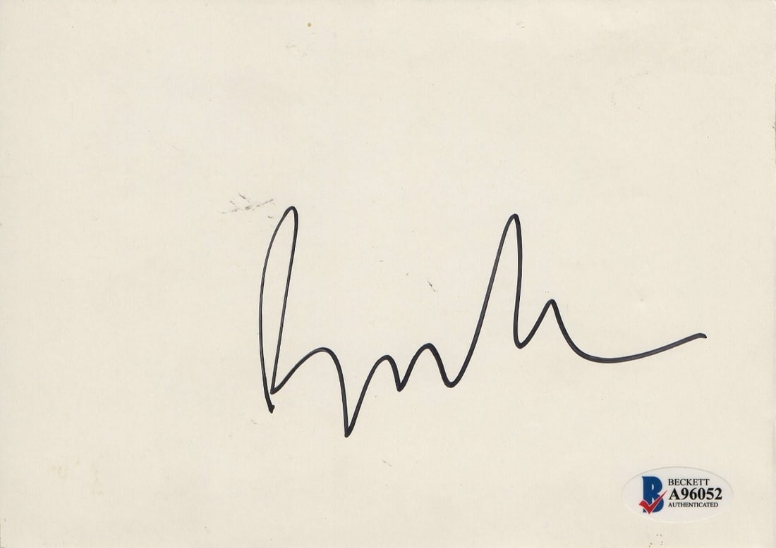 Autographed 5x7 Postcard Signed by Beck With Beckett Authentication (1 of 3)