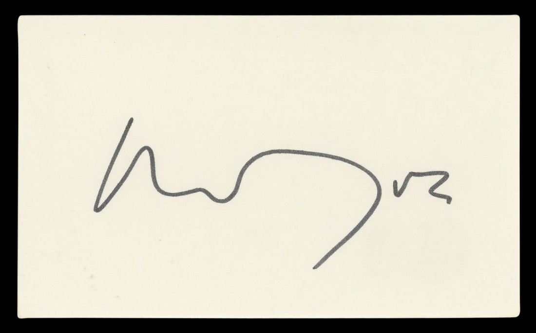 Michael York Signed Romeo + Juliet 3x5 Index Card Beckett Authenticated: Michael York Signed Romeo + Juliet 3x5 Index Card Beckett Authenticated This item features an authentic autograph from Michael York, known for his role in 'Romeo + Juliet.' The signature is displayed 