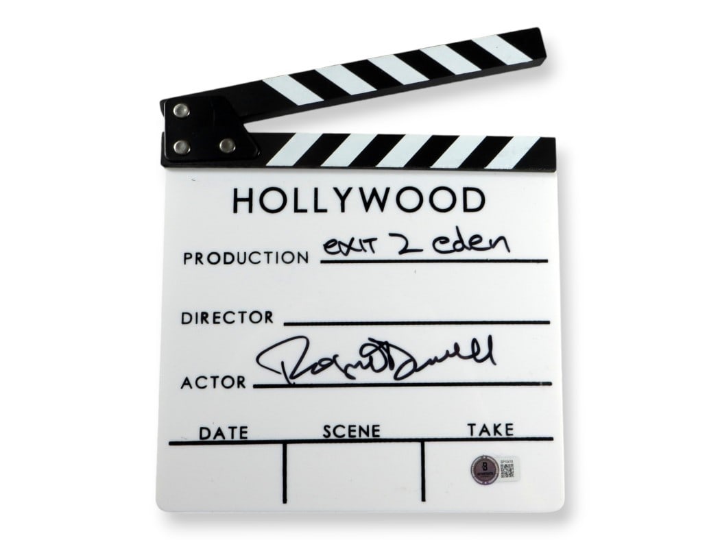 Exit 2 Eden Movie Clapper Signed by Rosie O'Donnell Beckett Authenticated (1 of 3)