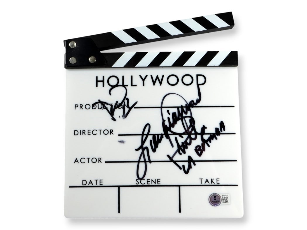 La Bamba Movie Clapper Signed by Lou Diamond Phillips Daniel Valdez BAS Authentic (1 of 3)