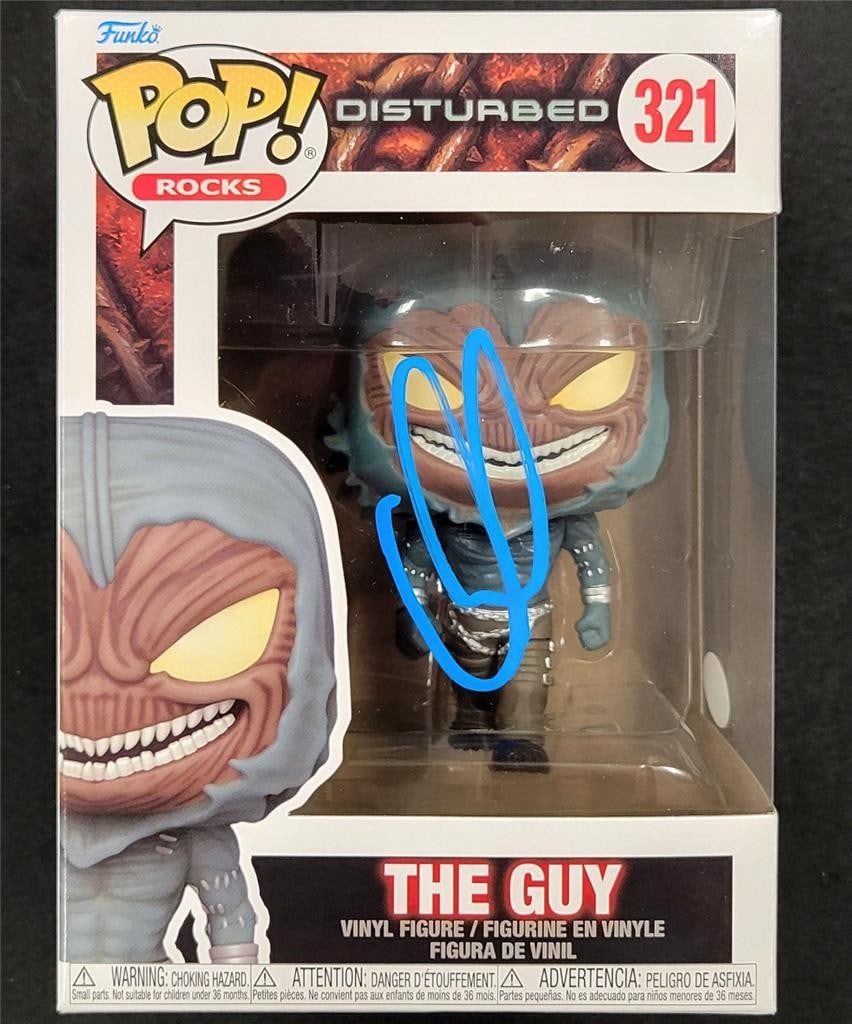 Funko Pop 321 Disturbed The Guy signed by David Draiman JSA authenticated (1 of 7)