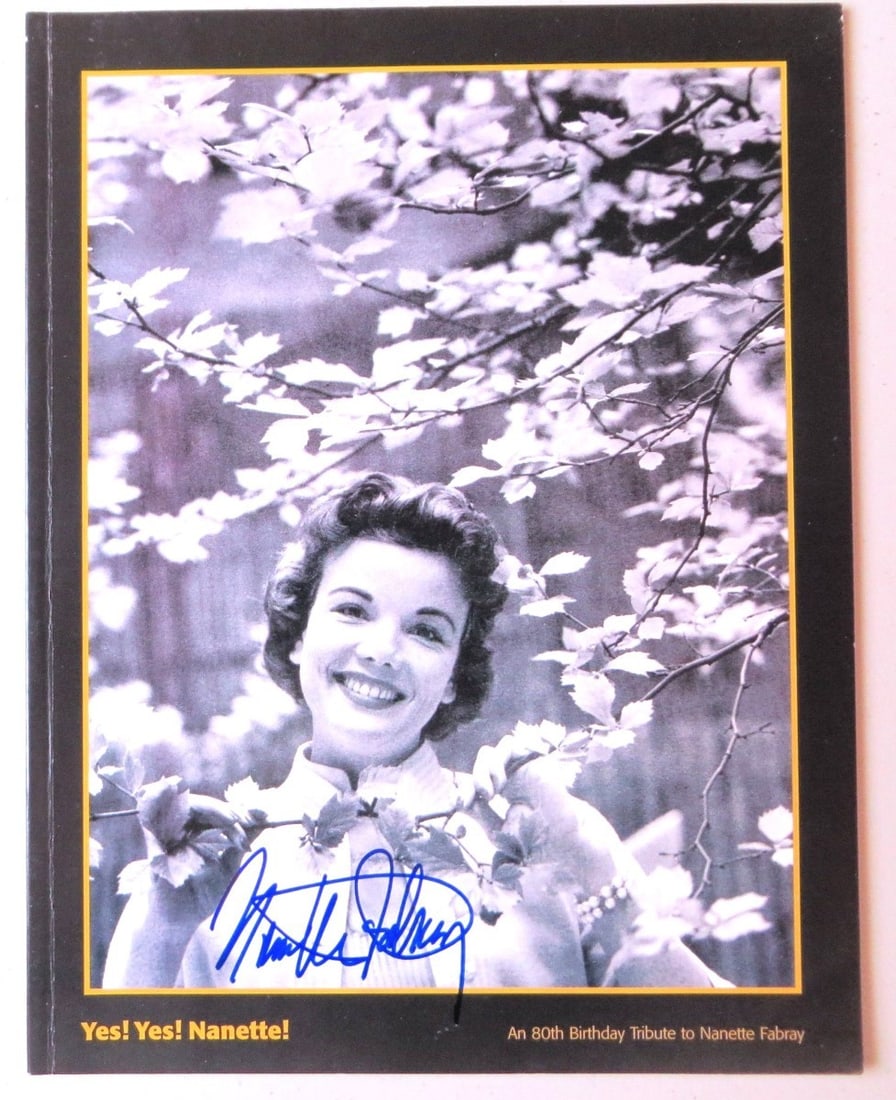 Autographed Birthday Program for High Button Shoes Authenticated by JSA (1 of 3)