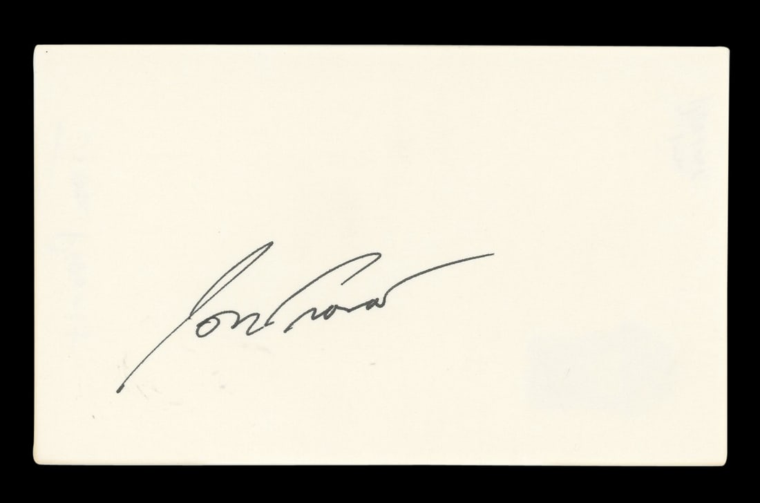 Jon Provost Signed Lassie 3x5 Index Card Authenticated by Beckett (1 of 5)