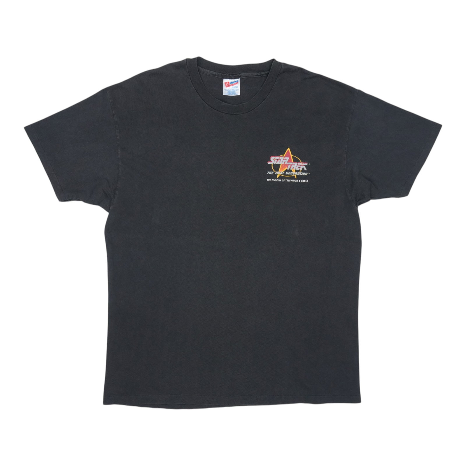 Vintage 1991 Star Trek Museum Graphic Black Cotton T-Shirt Extra Large (1 of 5)