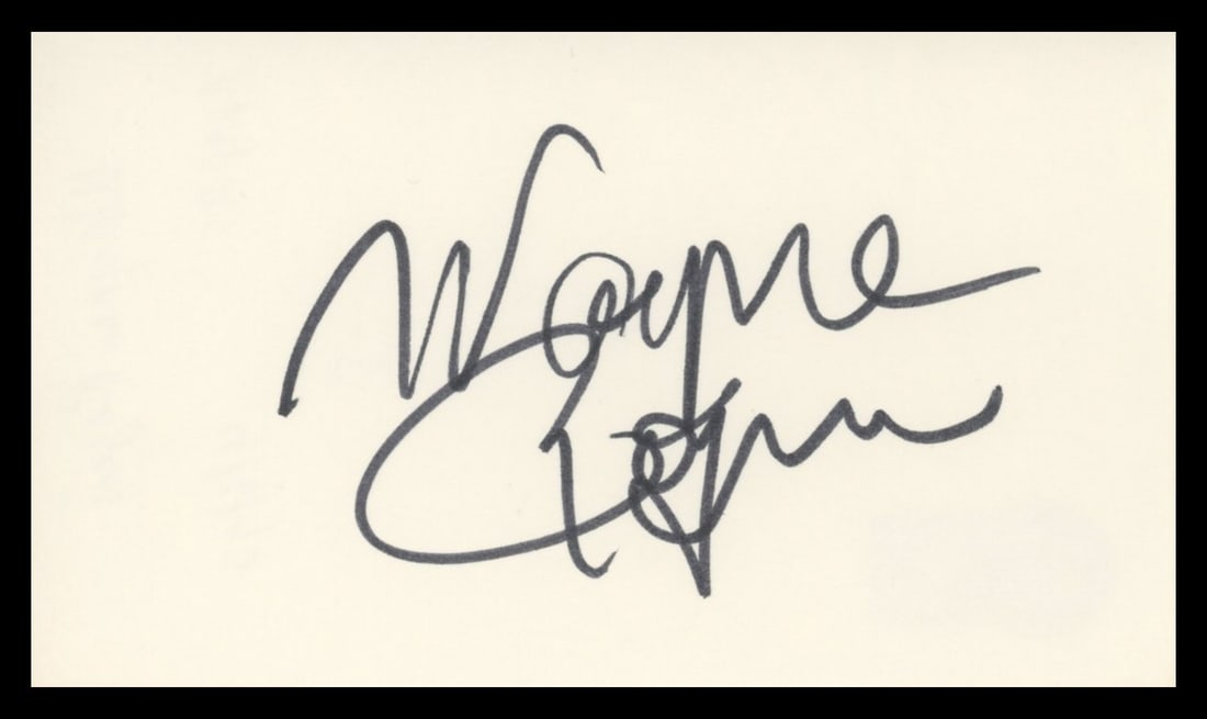 Wayne Rogers Signed 3x5 MASH Index Card Beckett Authenticated Autograph: Wayne Rogers Signed 3x5 MASH Index Card Beckett Authenticated Autograph This 3x5 index card features an authentic autograph by Wayne Rogers from M*A*S*H. The signature has been verified by Beckett Aut