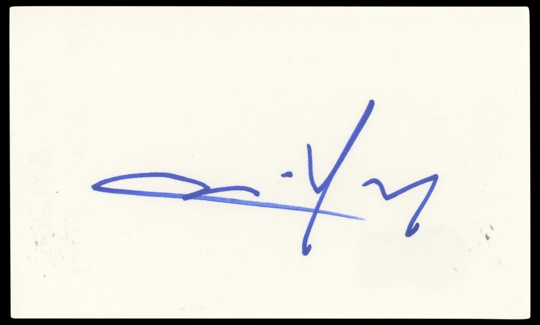 D.J. Cotrona Signed 3x5 Index Card Beckett Authenticated From Dusk Till Dawn (1 of 2)