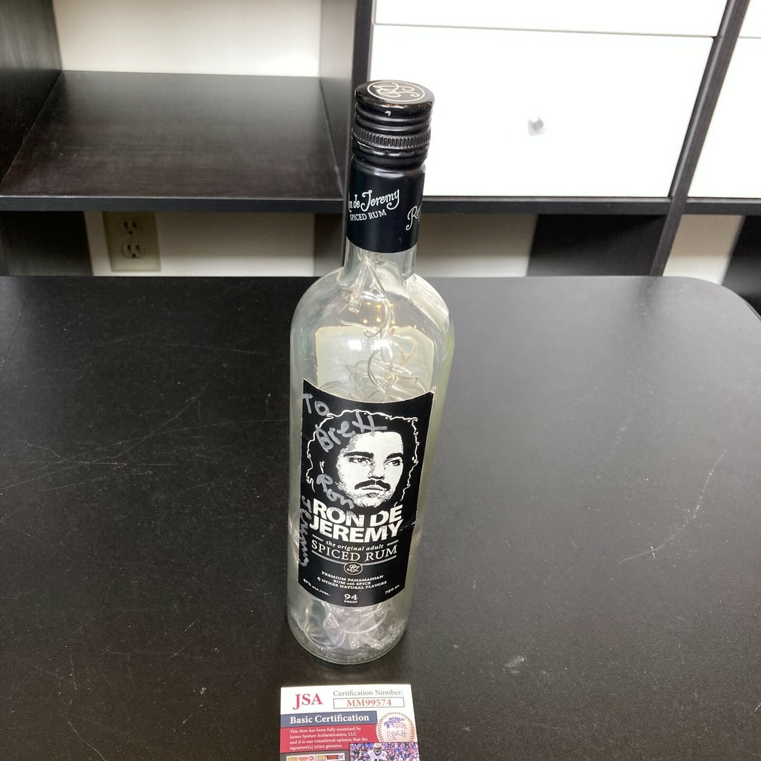 Ron Jeremy Signed Rum Bottle with JSA Certificate of Authenticity (1 of 10)