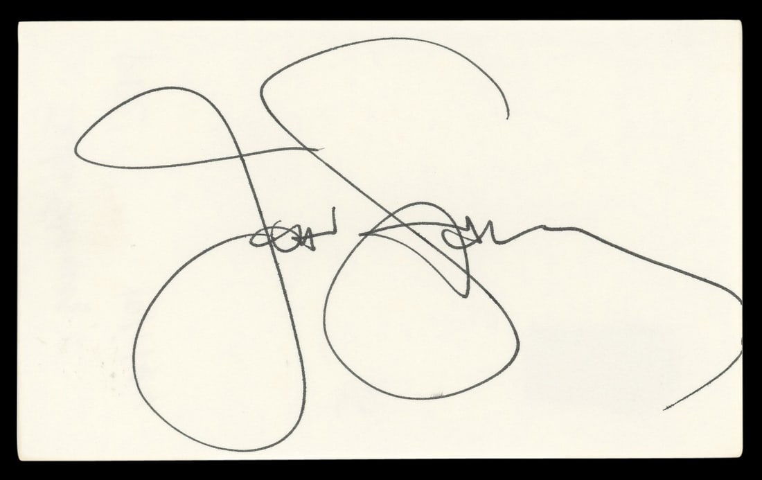 John Stamos Signed 3x5 Index Card Beckett Authenticated Full House Autograph (1 of 5)