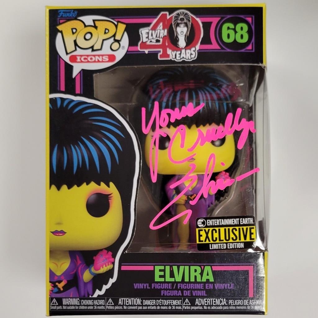 Elvira Funko Pop Signed by Cassandra Peterson Beckett Authenticated (1 of 7)