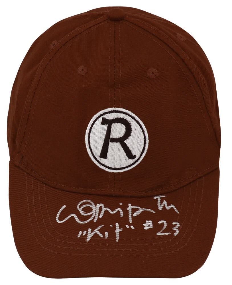 Lori Petty Signed Racine Belles Women's Baseball Hat with Kit Inscription (1 of 1)