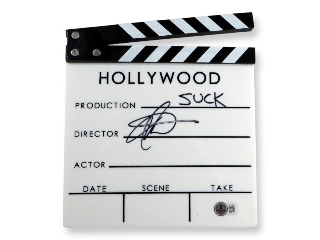 Movie Clapper Signed by Dimitri Coats with Beckett Authentication (1 of 3)