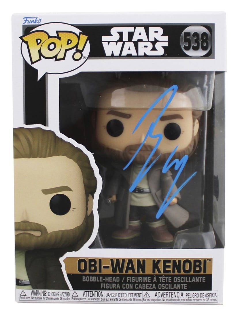 Beckett authenticated Ewan McGregor signed Obi-Wan Kenobi Funko Pop 538 (1 of 7)