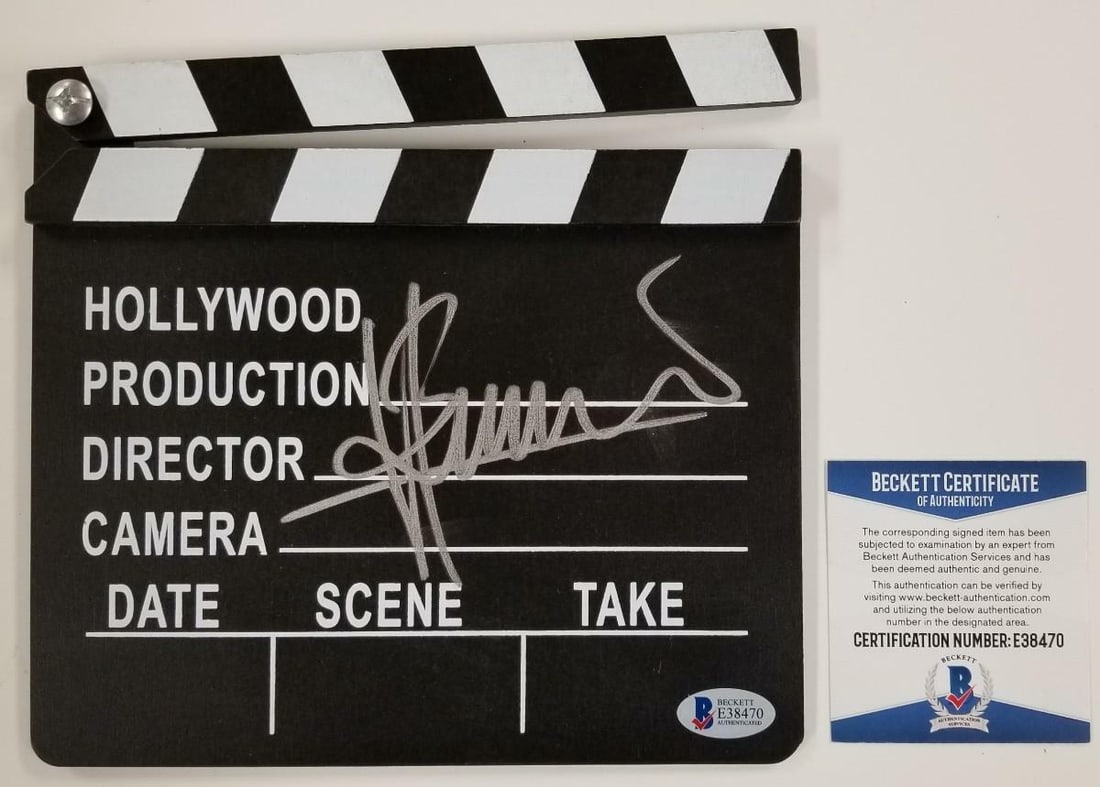 Director's Clap Board Signed by Luke Benson Virtual Desire Beckett BAS COA (1 of 2)