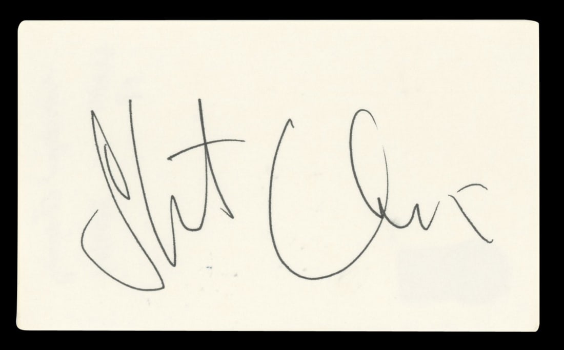 Stockard Channing Grease Signed 3x5 Index Card Beckett Authenticated (1 of 2)