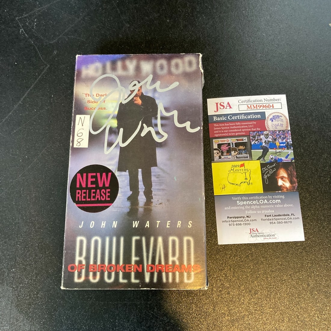 Boulevard Of Brooklyn Dreams VHS Signed By John Waters With JSA Authentication (1 of 8)