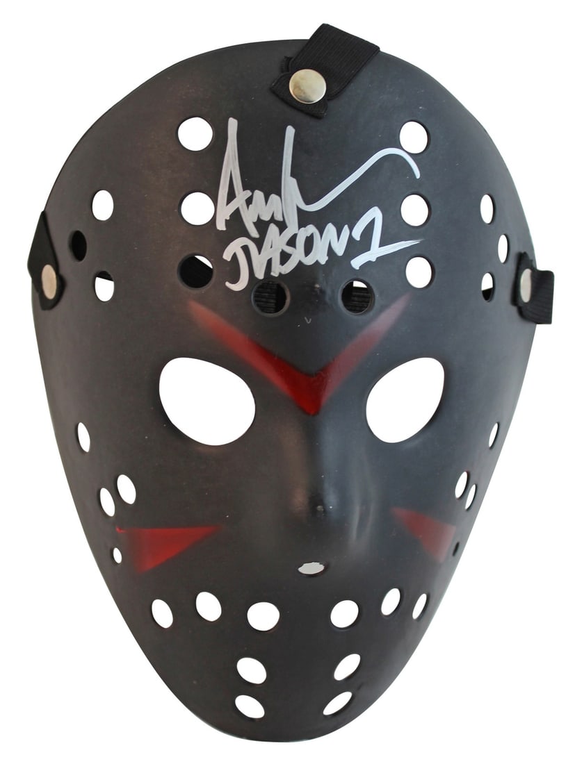 Beckett Ari Lehman signed Friday The 13th Jason mask (1 of 5)