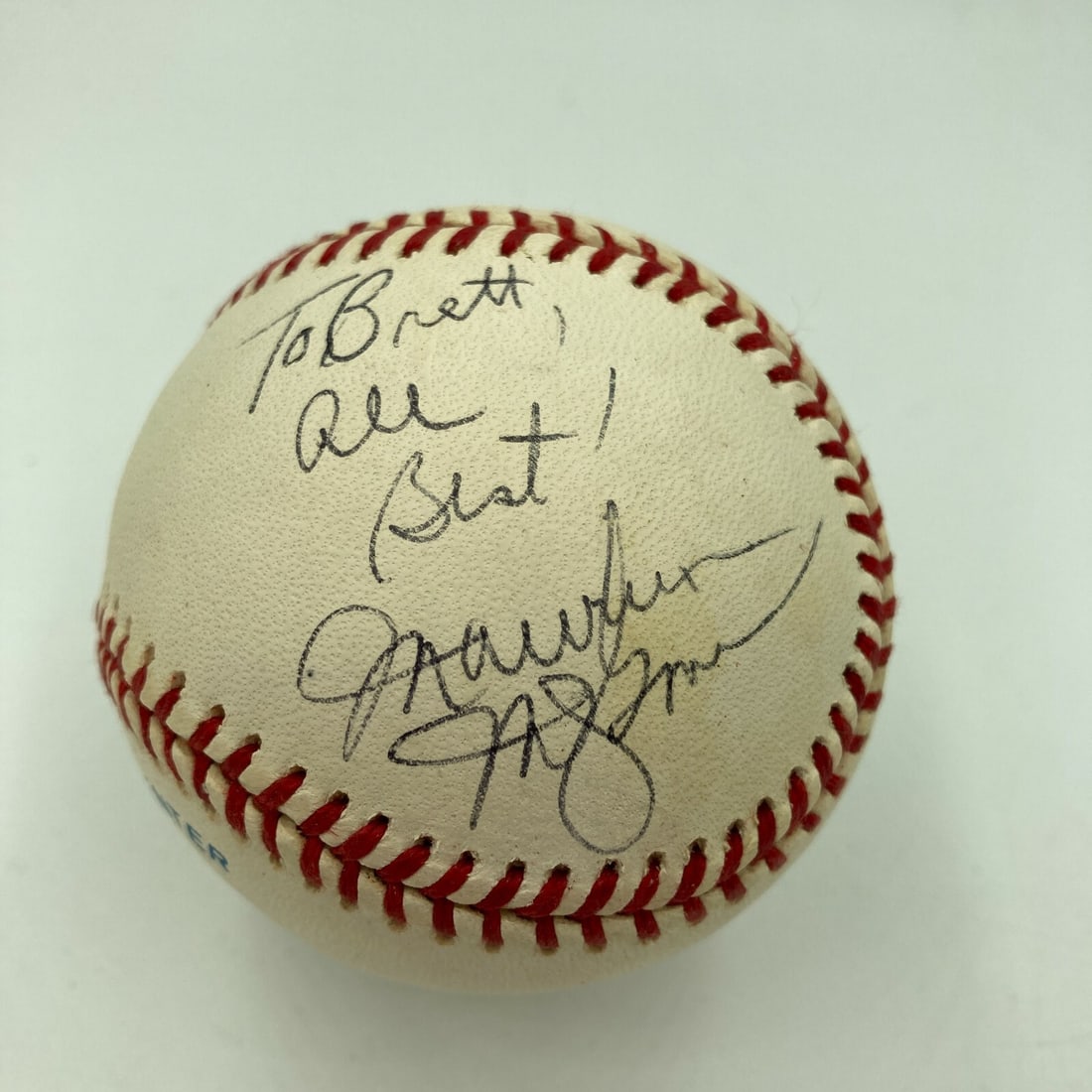 Maureen McGovern Autographed Baseball with JSA COA (1 of 4)