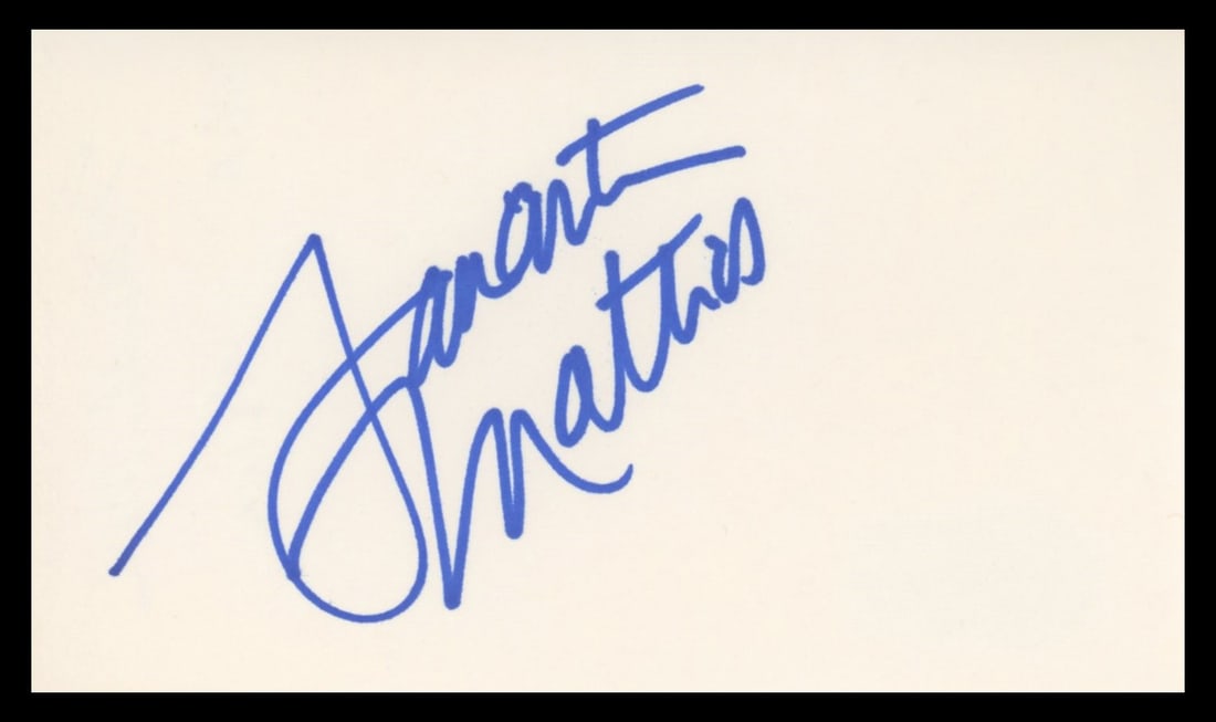 Samantha Mathis Signed 3x5 Index Card Beckett Authenticated American Psycho (1 of 2)