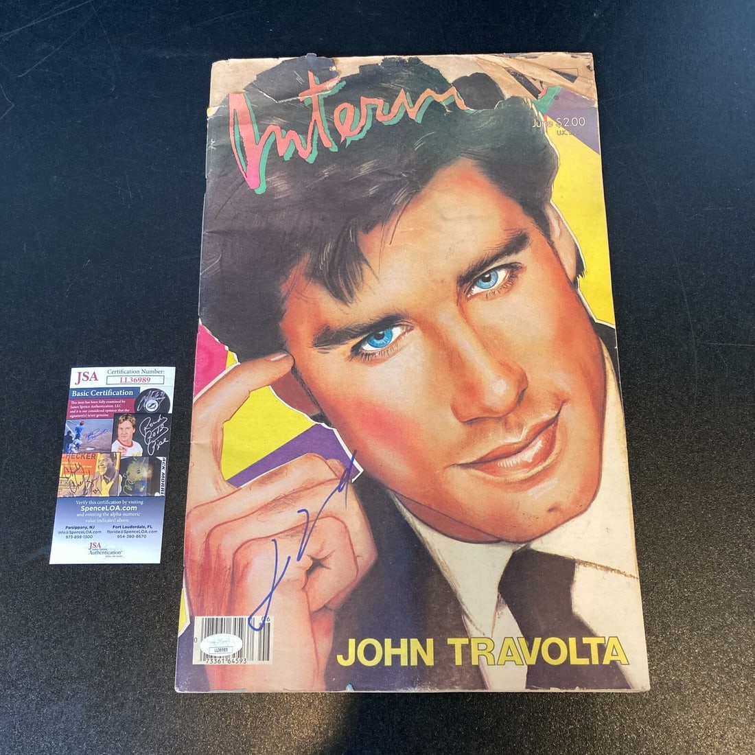 1970s Magazine Autographed by John Travolta JSA Authenticated (1 of 5)