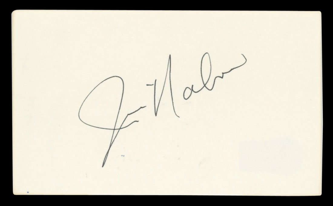 Jim Nabors Signed 3x5 Index Card The Andy Griffith Show Beckett Authenticated: Jim Nabors Signed 3x5 Index Card The Andy Griffith Show Beckett Authenticated This authentic 3x5 index card features the signature of Jim Nabors, beloved for his role on The Andy Griffith Show. The au