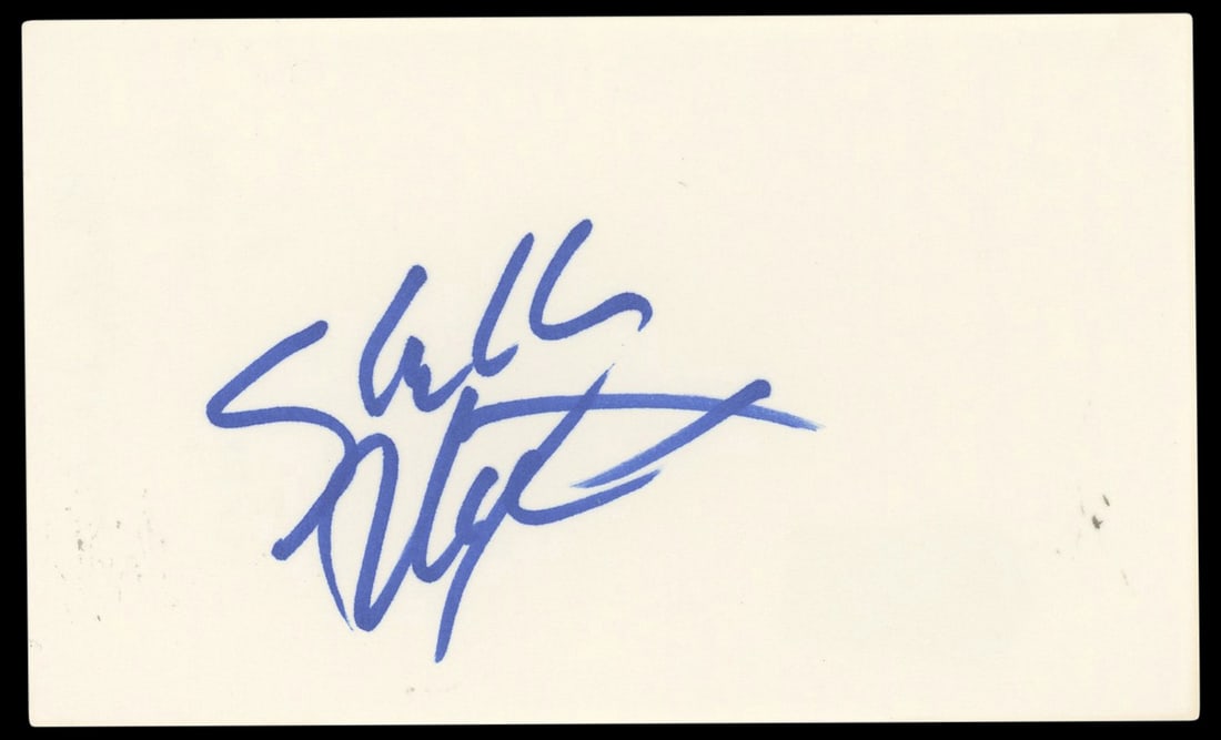Shelley Winters Signed 3x5 Index Card The Diary Of Anne Frank BAS Certified (1 of 2)