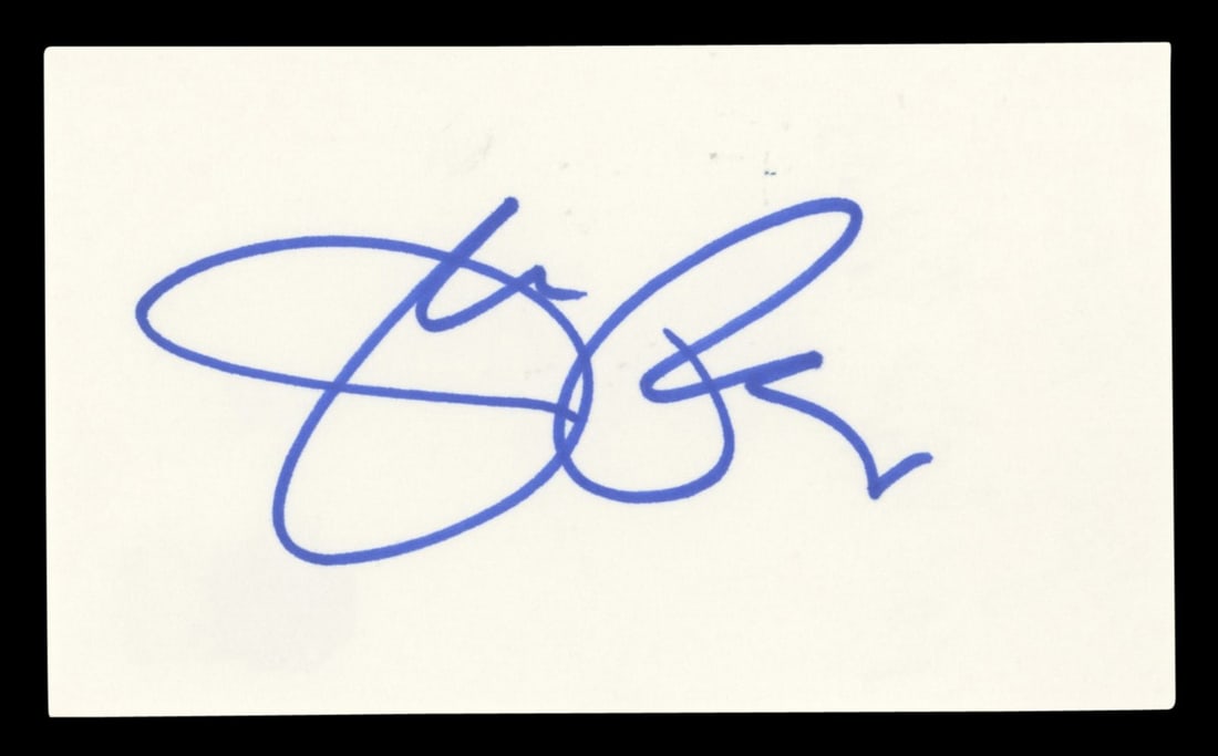 Jeri Ryan Signed Star Trek Voyager 3x5 Index Card BAS Authenticated (1 of 2)