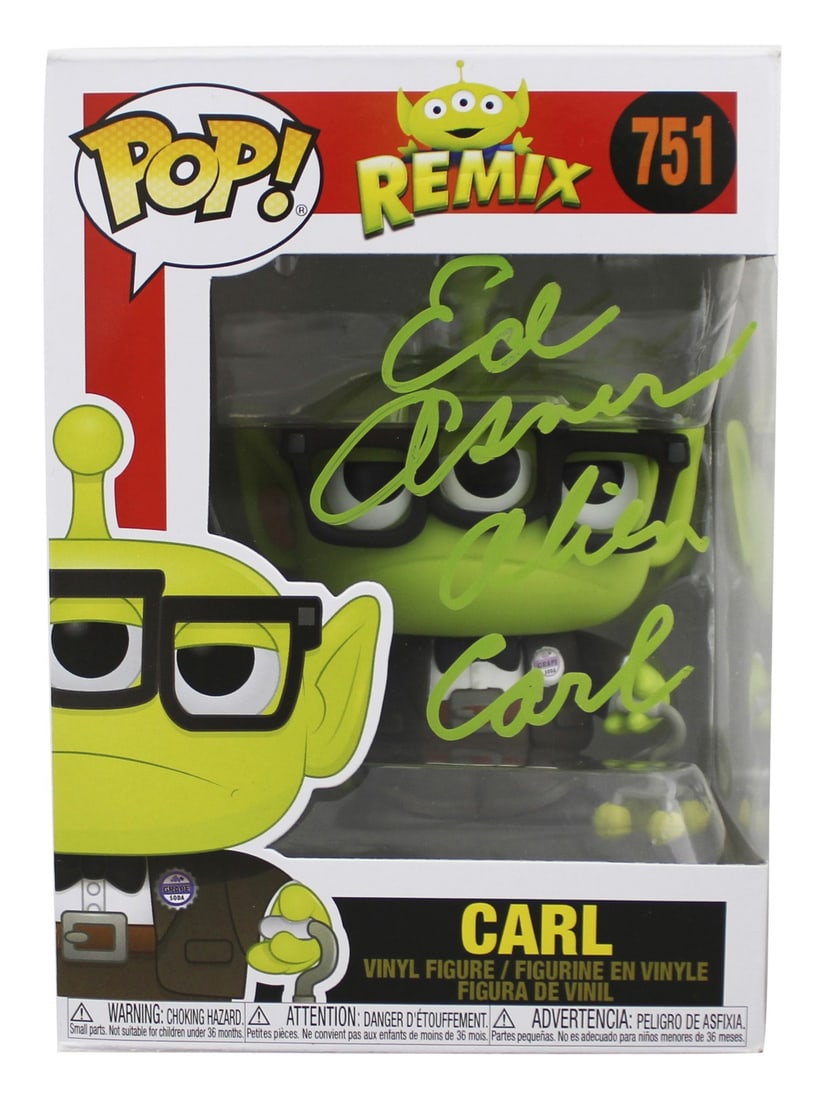 PSA signed Up Carl #751 Funko Pop by Ed Asner Alien Carl (1 of 7)