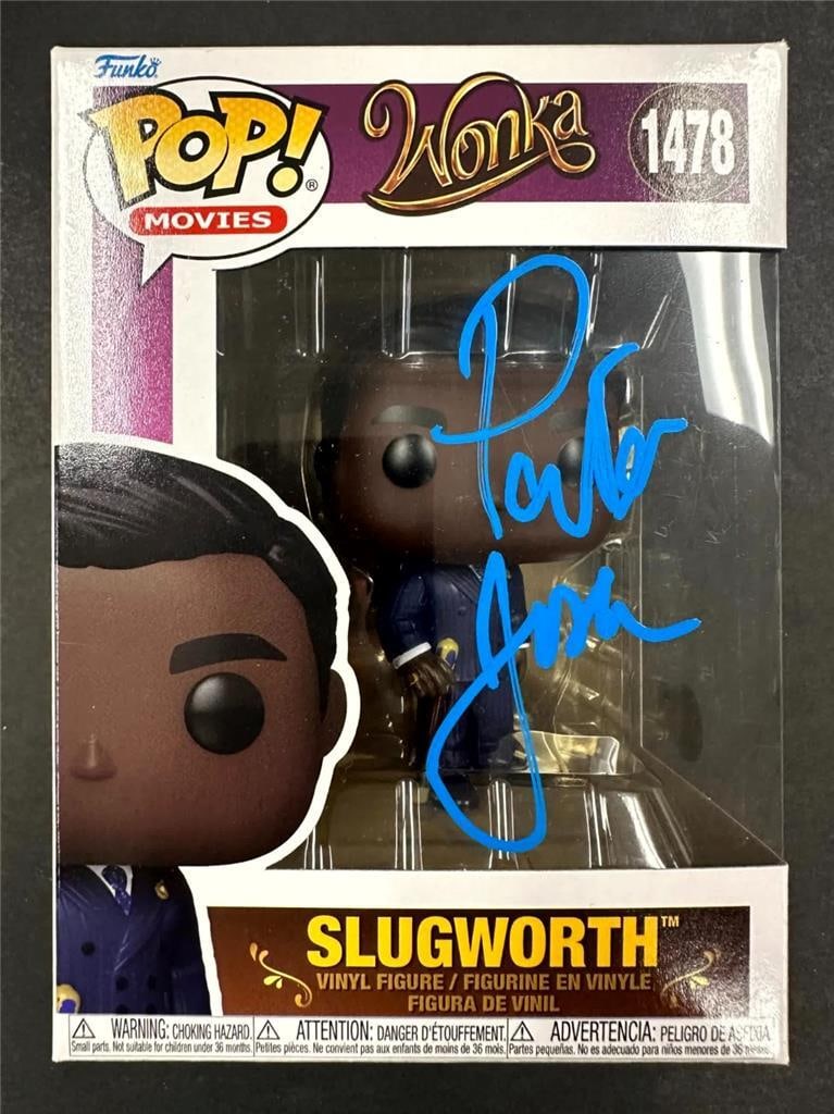 Slugworth Funko Pop signed by Paterson Joseph with Beckett authentication (1 of 6)