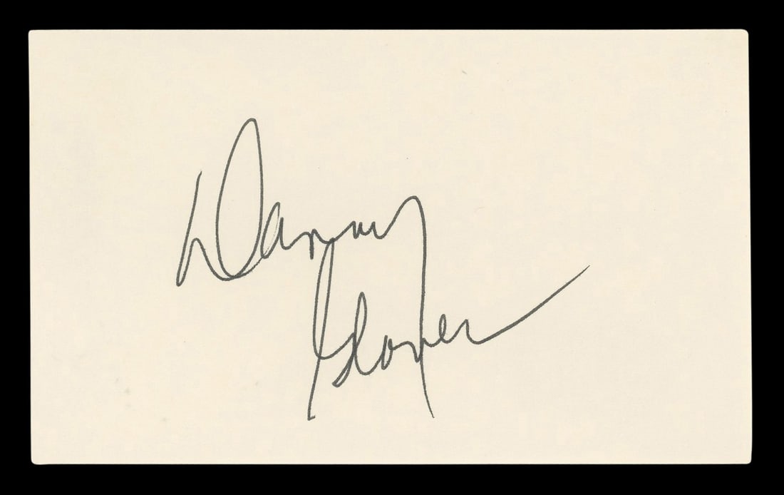 Danny Glover Autographed 3x5 Card Beckett Authenticated Lethal Weapon Memorabilia (1 of 5)