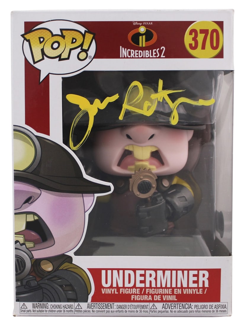 John Ratzenberger Signed Underminer #370 Funko Pop BAS Authenticated (1 of 7)