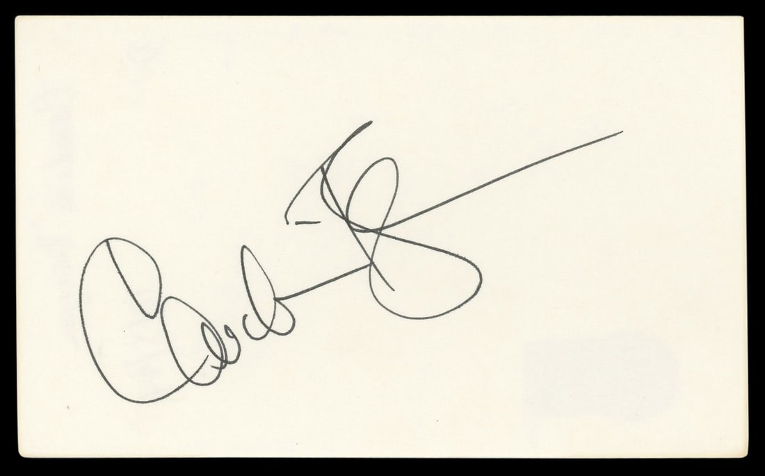 Candice Bergen Signed Murphy Brown 3x5 Index Card Beckett Authenticated: Candice Bergen Signed Murphy Brown 3x5 Index Card Beckett Authenticated This authentic 3x5 index card is personally signed by Candice Bergen, renowned for her role in the iconic television series Murp