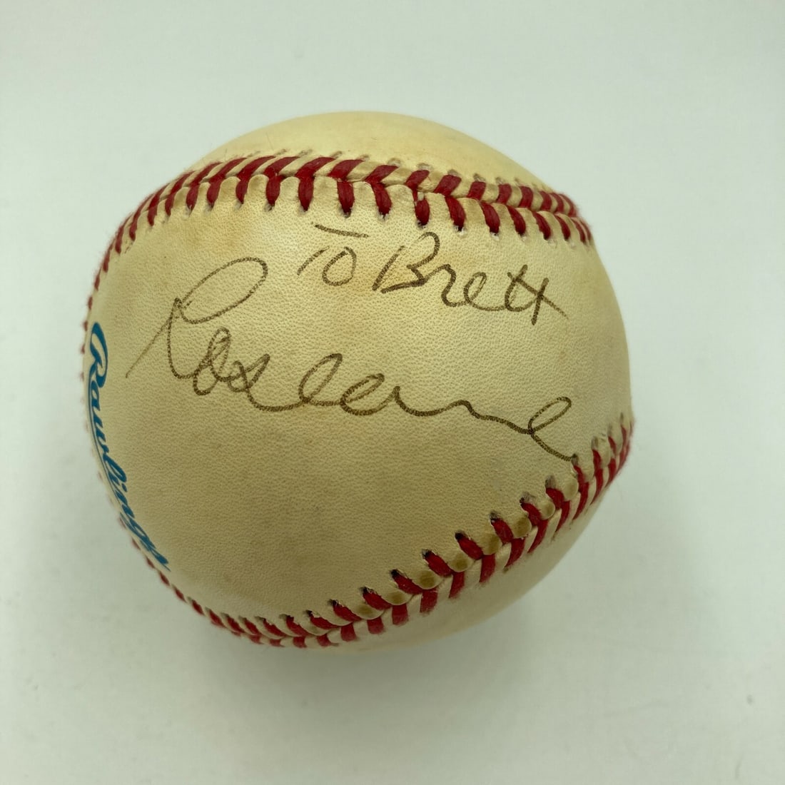Roseanne Barr Autographed Baseball with JSA Certificate: Roseanne Barr Autographed Baseball with JSA Certificate This is an original signed baseball by Roseanne Barr, featuring her authentic signature. The item includes a James Spence Authentication (JSA) C
