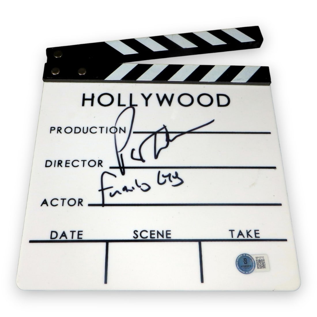 Beckett authenticated Patrick Warburton Family Guy clapper autograph (1 of 3)