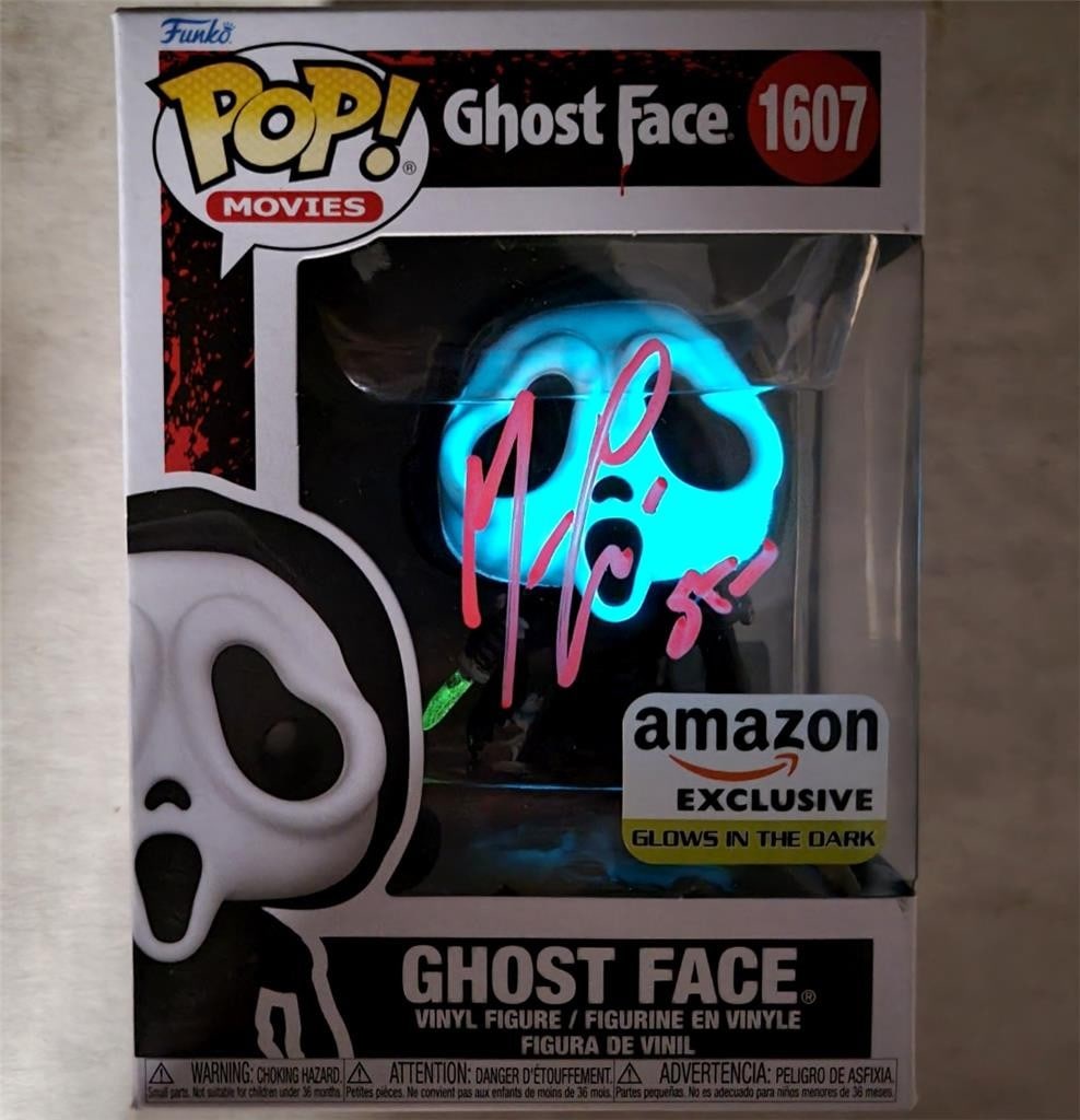 Funko Pop Scream Stu Glow Signed by Matthew Lillard Beckett Authenticated (1 of 9)