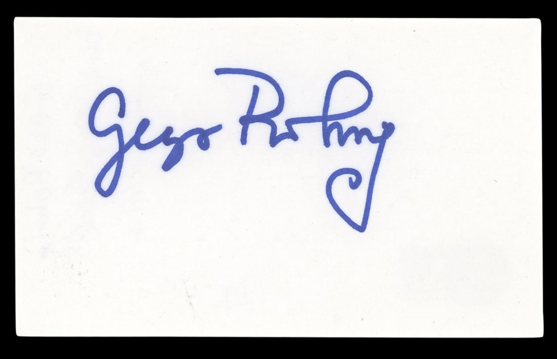 Geza Rohrig Signed 3x5 Index Card Beckett Authenticated Son of Saul Autograph: Geza Rohrig Signed 3x5 Index Card Beckett Authenticated Son of Saul Autograph This is an original 3x5 index card personally signed by Geza Rohrig from Son of Saul. The autograph is authenticated by Be