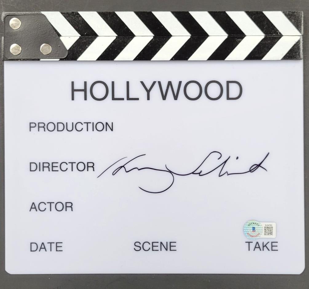 Henry Selick autographed clapboard from The Nightmare Before Christmas Beckett authenticated (1 of 2)