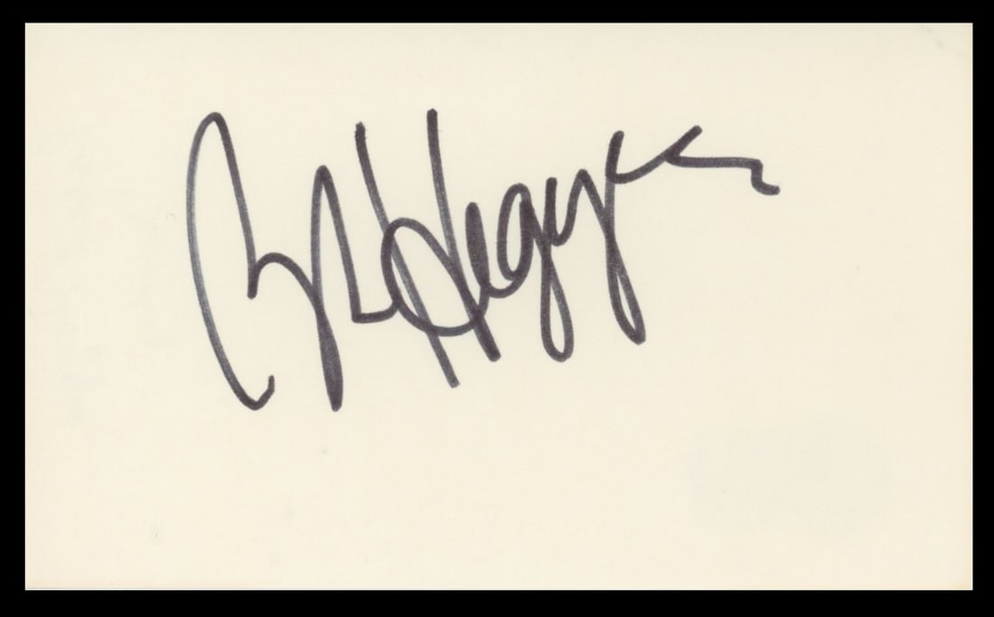 Robert Hegyes Signed 3x5 Index Card Beckett Authenticated Welcome Back Kotter (1 of 2)