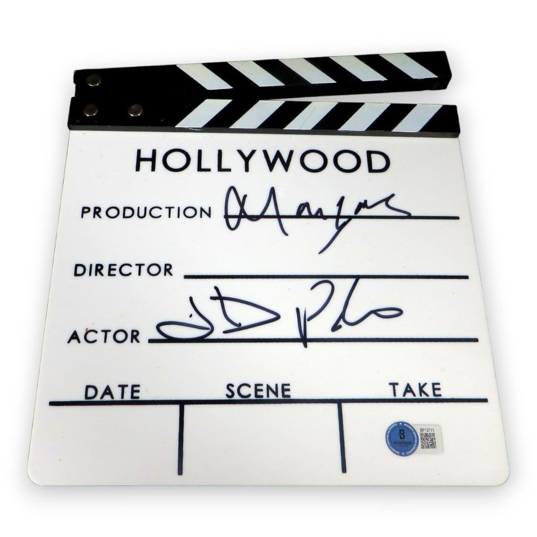 J. D. Pardo Signed Movie Clapper Mayans Beckett Authenticated: J. D. Pardo Signed Movie Clapper Mayans Beckett Authenticated This authentic movie clapper is signed by J. D. Pardo, known for his role in the series "Mayans." It features his autograph, inscribed and