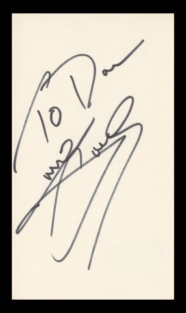 Jane Powell Autograph on 3x5 Card Beckett Authenticated Seven Brides for Seven Brothers (1 of 2)