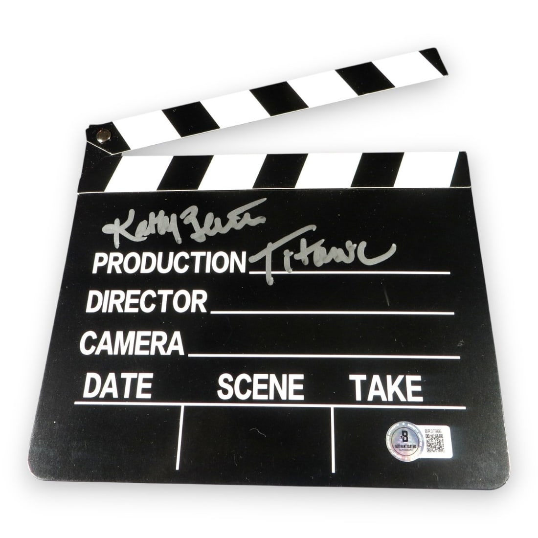 Kathy Bates Autographed Titanic Movie Clapper Beckett Certified (1 of 3)