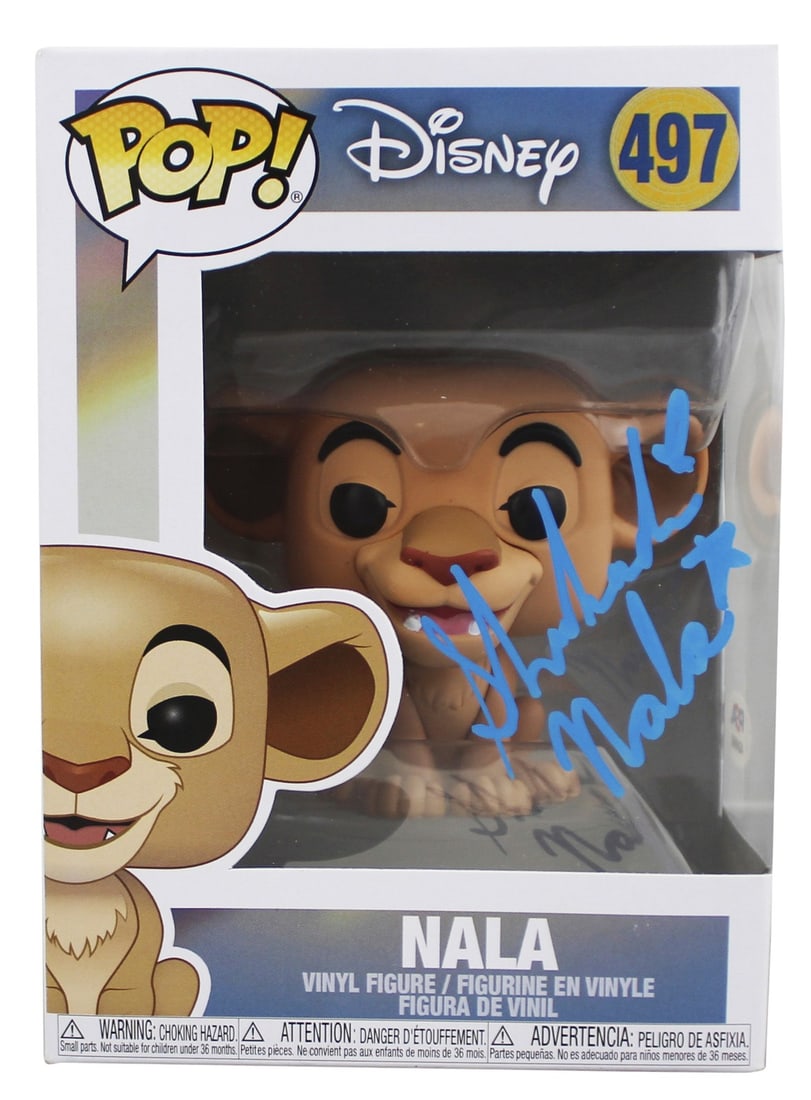 PSA authenticated Nala #497 Funko Pop signed by Shahadi Wright Joseph (1 of 7)