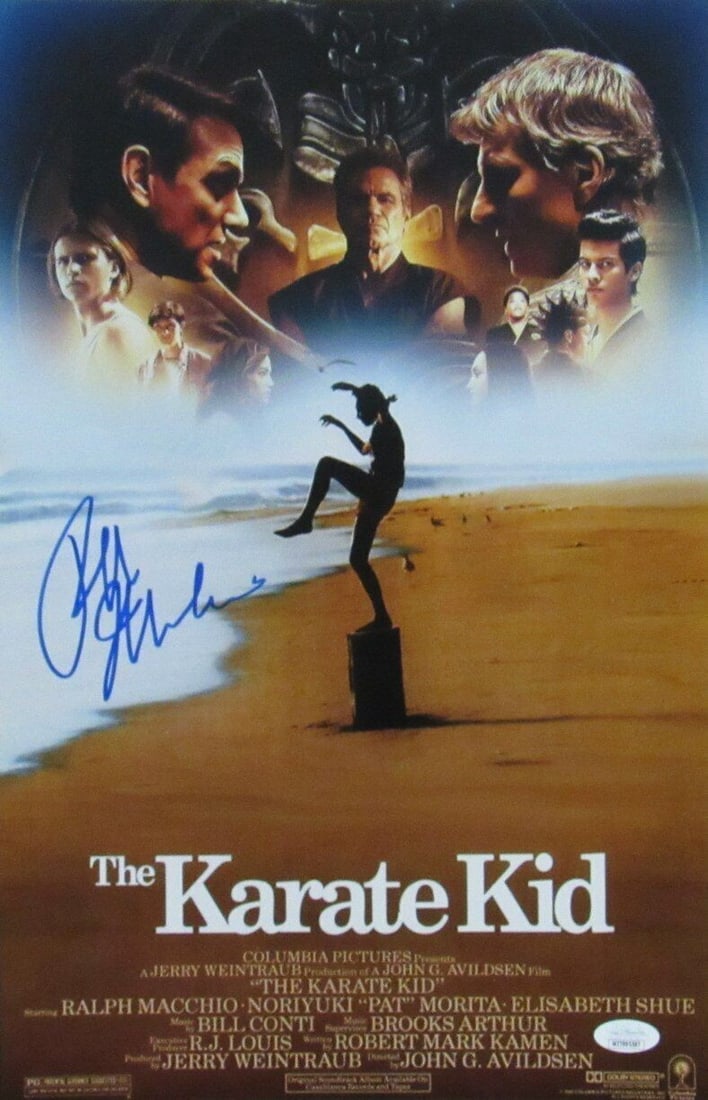 Ralph Macchio Signed Karate Kid 11x17 Movie Poster JSA Authenticated (1 of 3)