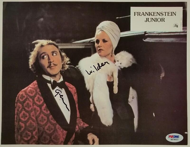 Young Frankenstein Lobby Card Signed by Gene Wilder with PSA DNA Authentication (1 of 2)