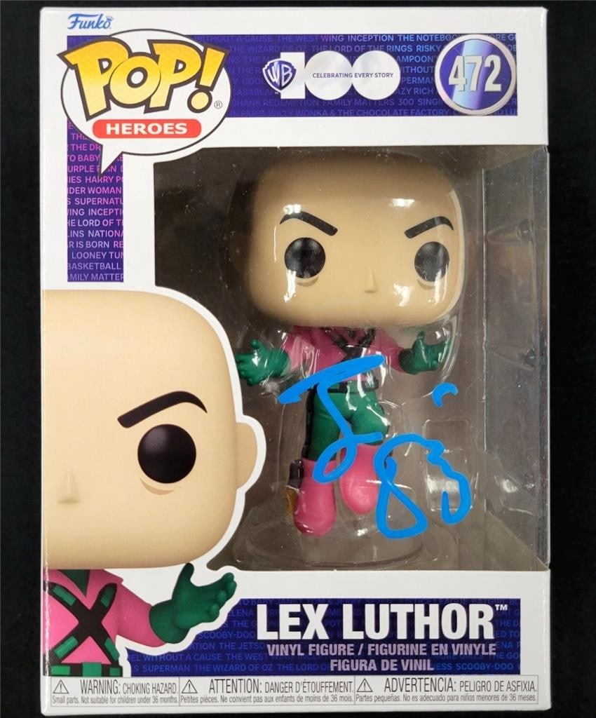 Lex Luthor Funko Pop 472 signed by Jesse Eisenberg Beckett authenticated (1 of 6)