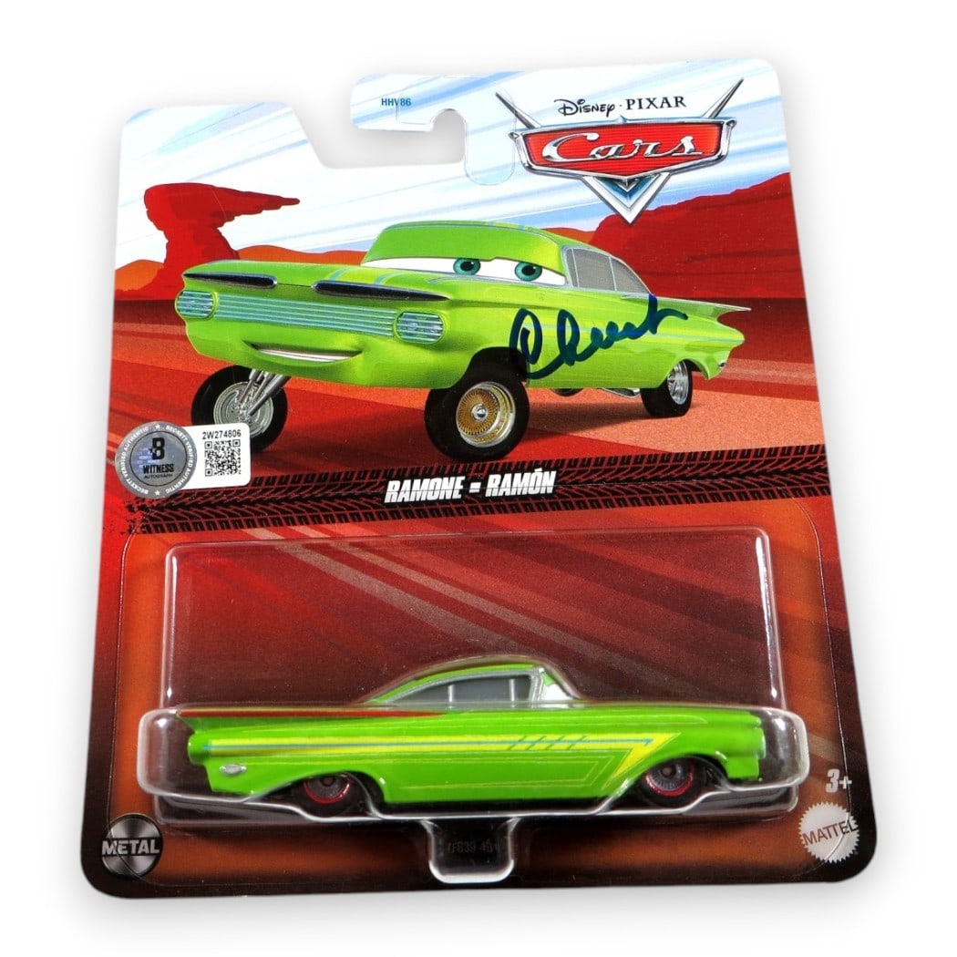 Beckett Authenticated Cheech Marin Autograph on Ramone Die-Cast Car from Cars (1 of 2)